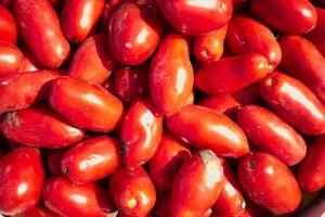 tomatoes for tomato peach salsa