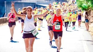 older athletes running